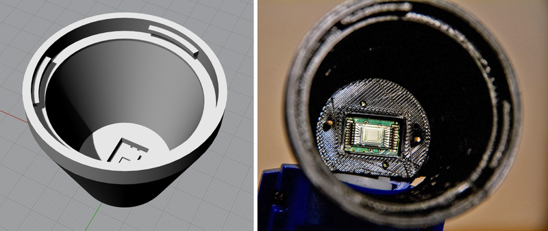 Illustration for article titled Genius Photography Hacker Makes Adapter to Attach Giant Zoom Lenses to the Game Boy Camera